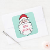 メリークリスマスサンタクロースギフトラベルシール スクエアシール (封筒)
