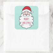 メリークリスマスサンタクロースギフトラベルシール スクエアシール (バッグ)