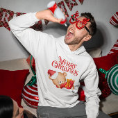 メリークリスマスサンタクロースベビー パーカ