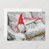 メリークリスマスサンタクロース格言フェスティバルホリデー ポストカード (正面/裏面)