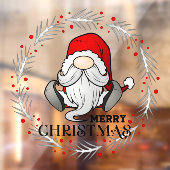 メリークリスマスサンタクロース格言リース ウィンドウサイン (シート2)