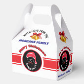 メリークリスマスサンタクロース赤い休日 フェイバーボックス (正面)