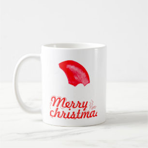 メリークリスマスサンタクロース赤帽 コーヒーマグカップ