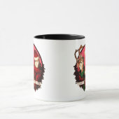 メリークリスマスサンタクロース雪だるまディアロキトール マグカップ (中央)