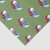 メリークリスマスサンタクロース顔マスク 薄葉紙 (詳細)