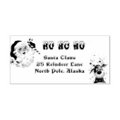 メリークリスマスサンタクロース飴のトナカイ ラバースタンプ (インプリント)