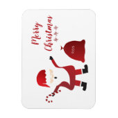 メリークリスマスサンタクロース飴の杖 マグネット (縦)