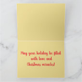 メリークリスマスサンタクロース カード (内部)