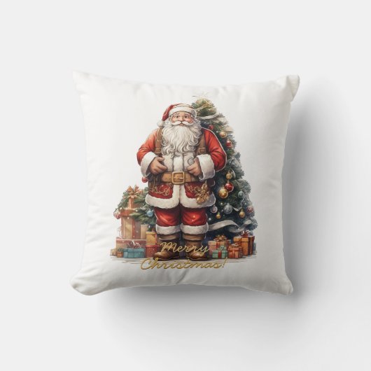 メリークリスマスサンタクロース クッション (正面)