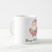メリークリスマスサンタクロース コーヒーマグカップ (正面左)