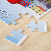 メリークリスマスサンタクロース ジグソーパズル (側面)