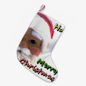 メリークリスマスサンタクロース スモールクリスマスストッキング (正面 (吊り時))
