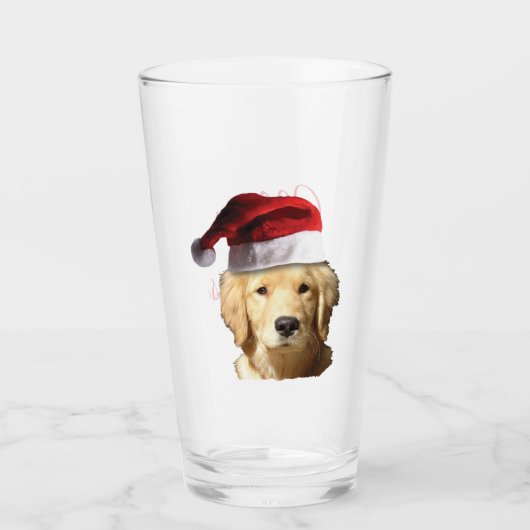 メリークリスマスサンタクロース タンブラーグラス (正面)
