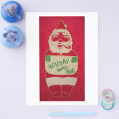 メリークリスマスサンタクロース チラシ (シングル)