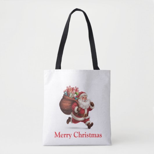 メリークリスマスサンタクロース トートバッグ (正面)