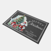 メリークリスマスサンタクロース ドアマット (アングル)