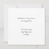 メリークリスマスサンタクロース ノートカード (裏面)