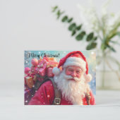 メリークリスマスサンタクロース ポストカード (スタンド正面)