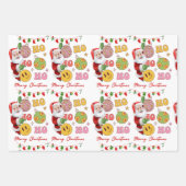 メリークリスマスサンタクロース ラッピングペーパーシート (正面)