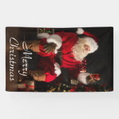 メリークリスマスサンタクロース 横断幕 (横)