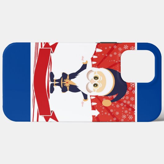 メリークリスマスサンタクロース Case-Mate iPhoneケース (裏面 (横))
