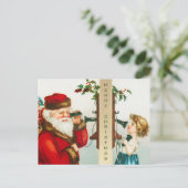 メリークリスマスサンタクロースbyエレン・クラッサドル シーズンポストカード (スタンド正面)