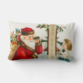 メリークリスマスサンタクロースbyエレン・クラッサドル ランバークッション (裏面)