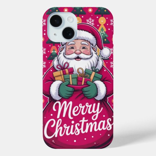 メリークリスマスサンタクロースiPhone / iPadケース Case-Mate iPhoneケース (裏面)