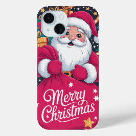 メリークリスマスサンタクロースiPhone / iPadケース iPhone 15ケース