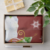 メリークリスマスサンタスリギフト雪だるま名 薄葉紙 (ギフト)