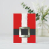 メリークリスマスサンタスーツのはがき シーズンポストカード (スタンド正面)