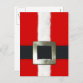 メリークリスマスサンタスーツのはがき シーズンポストカード (正面/裏面)