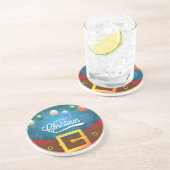 メリークリスマスサンタスーツ コースター (側面)