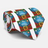メリークリスマスサンタスーツ ネクタイ (ロール)