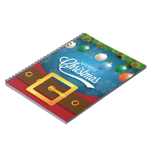 メリークリスマスサンタスーツ ノートブック (左側)