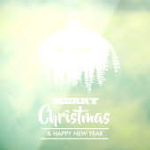 メリークリスマスサンタズスソリオーナメントホリデー ウィンドウサイン (シート3)