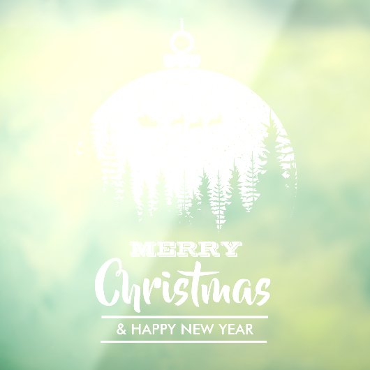 メリークリスマスサンタズスソリオーナメントホリデー ウィンドウサイン (シート3)