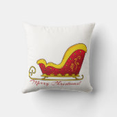 メリークリスマスサンタズスソリ クッション (裏面)