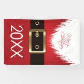 メリークリスマスサンタズスーツのバナー 横断幕 (横)