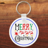 メリークリスマスサンタソリ–61049 Tシャツ キーホルダー (正面)