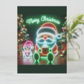 メリークリスマスサンタテディ 招待状 (スタンド正面)