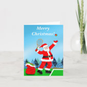 メリークリスマスサンタテニス シーズンカード (正面)