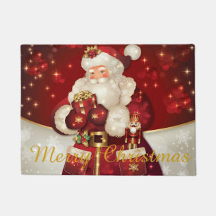 メリークリスマスサンタドルマット ドアマット