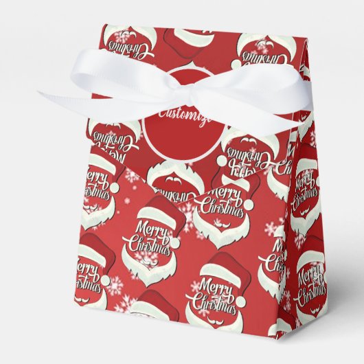 メリークリスマスサンタハットテント フェイバーボックス (正面サイド)