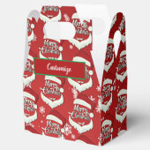 メリークリスマスサンタハット切り妻 フェイバーボックス (オープン)