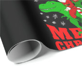 メリークリスマスサンタバイデン氏カマラハリス恐竜 ラッピングペーパー (ロールコーナー)