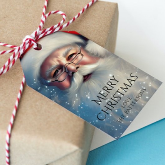 メリークリスマスサンタフェスティバルウィンターホリデーズ ギフトタグ