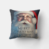 メリークリスマスサンタフェスティバルウィンターホリデーズ クッション (裏面)