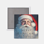 メリークリスマスサンタフェスティバルウィンターホリデーズ マグネット (正面/裏面)