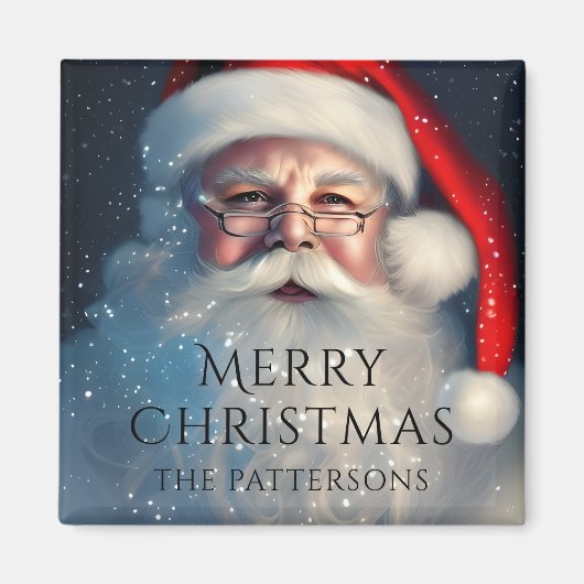メリークリスマスサンタフェスティバルウィンターホリデーズ マグネット (正面)